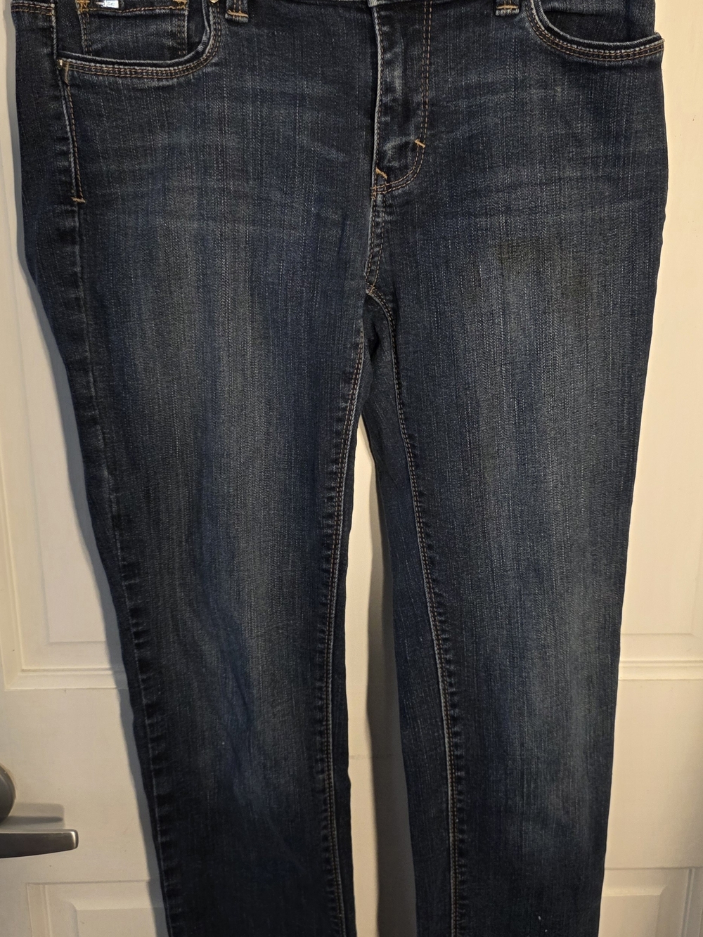 White House Black Market Dark Blue Skinny Jeans